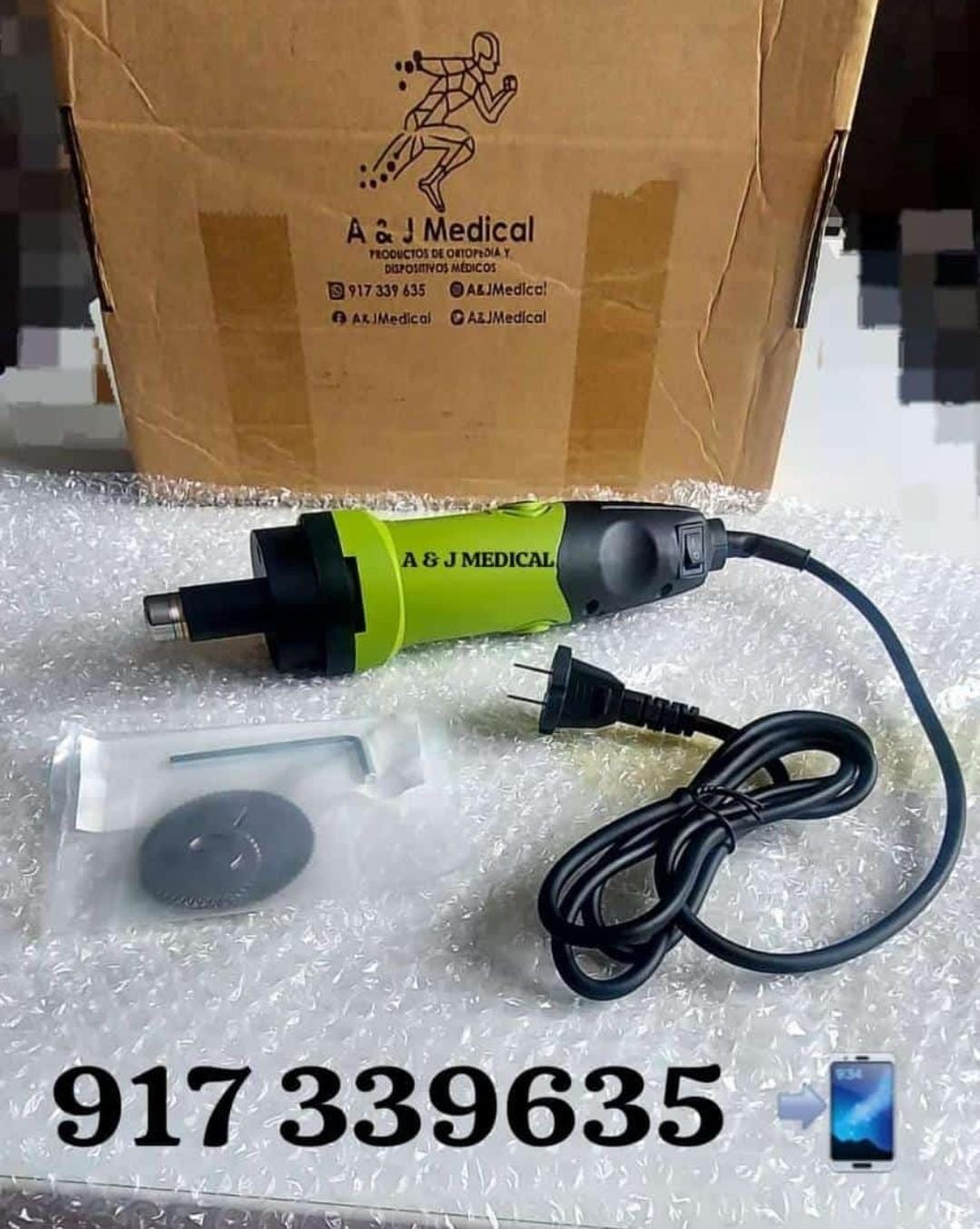 CORTADOR DE YESO ORTOPEDICO, SIERRA ELÉCTRICA DE YESO MEDICAL 